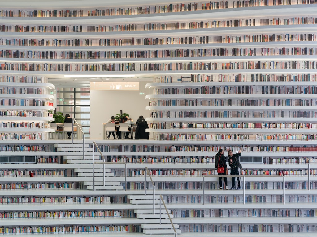 Tianjin Library, China; Architekten: MVRDV, Rotterdam; Foto: Ossip van Duivenbode