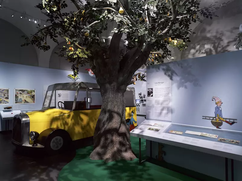 Kinderbuchklassiker: Blick in die Ausstellung "Joggeli, Pitschi, Globi" im Landesmuseum Zürich; Foto: © Schweizerisches Nationalmuseum