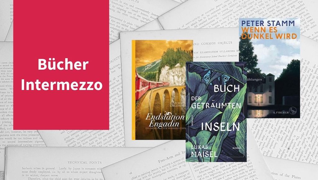 Intermezzo XVII mit Büchern vom Peter Stamm, Lukas Maisel und Gian Maria Calonder